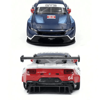 Ford Mustang GT3 1:24 metal awtoulag modeli, sesli-ýagtyly