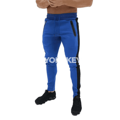 Erkekler üçin giň düz sport balaklary, gündelik jogger, S-3XL