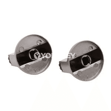 Gaz peçi üçin metal dolandyryş düwmesi 2 sany, uniwersal adapter