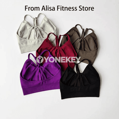 Zenanlar üçin tikinsiz ýoga we fitnes toplumy, ýokary belli sport brasly