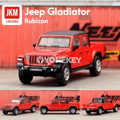 Jeep Gladiator Pickup 1:64 metal model awtoulag