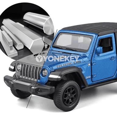 Jeep Wrangler Rubicon 1:36 metal model awtoulag, pull-back