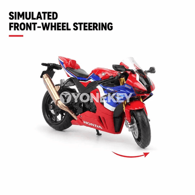 Honda CBR1000RR-R 1:18 metal motosikl modeli, kolleksiýa üçin