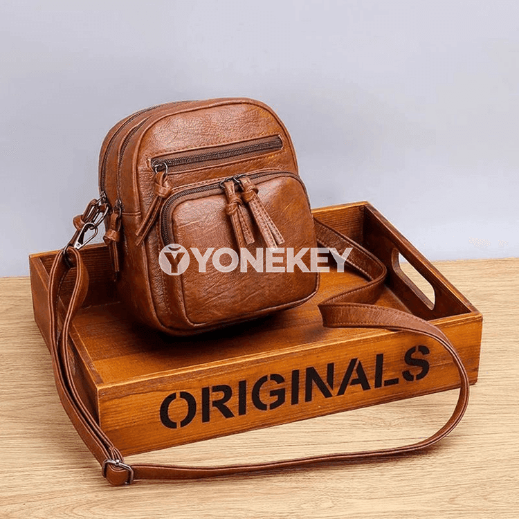 Wintage zenan egin sumkasy, kiçi günlük crossbody sumka