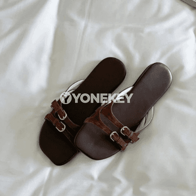 Zenanlar üçin açyk burunly rahat tekiz slipper aýakgaplar