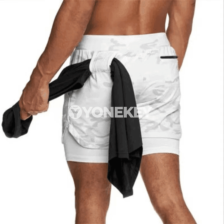 2-si 1-de erkek sport şorty, çalt guraýan türgenleşik modeli