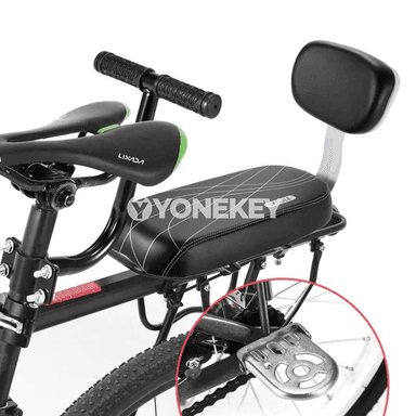 Welosipediň yzky oturgyjy, ýumşak deri oturgyçly çaga üçin