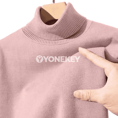 Erkekler üçin rahat turtlenek örme switer, güýz-gyş üçin