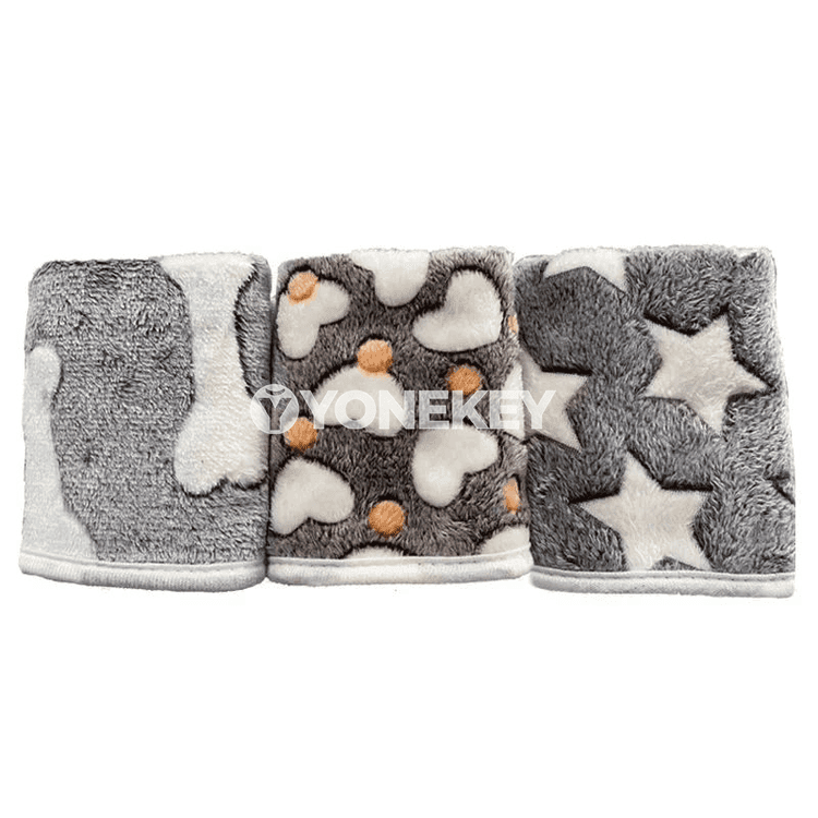 Itler üçin ýyly coral fleece düşekçe, ýuwulýan ýumşak mat