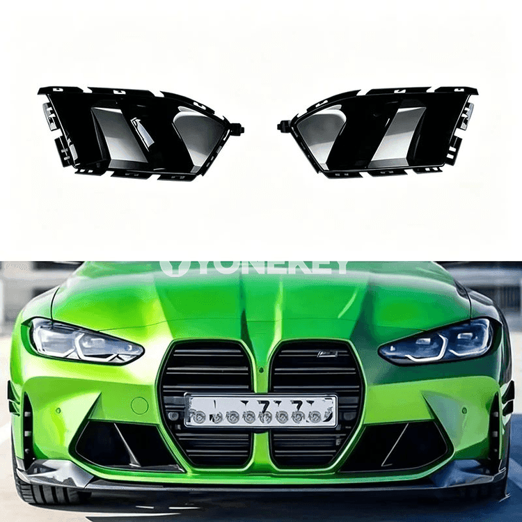BMW M3 M4 G80/G81/G82/G83 üçin öň bamper karbon howa giriş bezegi