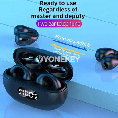 LED duýgur dolandyryşly simsiz Bluetooth nauşnikler