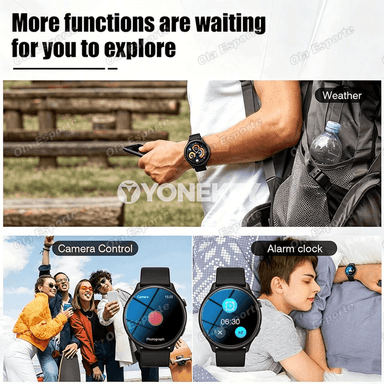 Akylly sagat Bluetooth jaňly, fitnes we saglyk gözegçiligi HT30