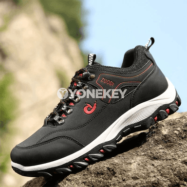 Erkekler üçin dem alýan suw geçirmeýän trekking aýakgaplary, açyk meýdan üçin