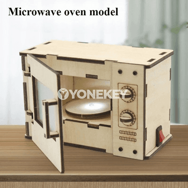 Çagalar üçin DIY ylym-bilim deney modeli: mikrotolkunly peç