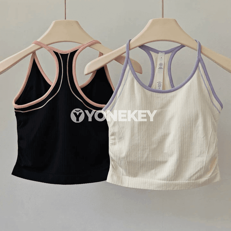 Içki padly sport bra, ýoga we fitnes üçin aýal-gyzlar üçin