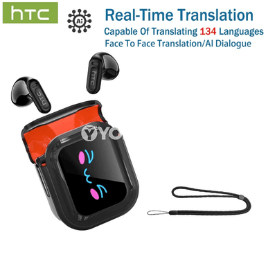 HTC NE20 Bluetooth TWS simsiz nauşnikler, HD ekranly, AI terjimeçi