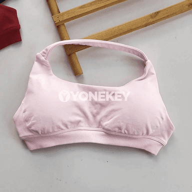 Aýallar üçin sporty bra, ýeňil, çalt guraýan, arka görnüşli