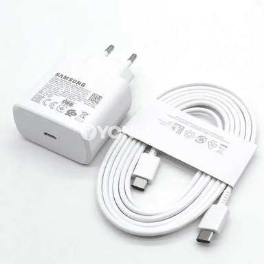 Samsung 45W çalt zarýad beriji adapter, 1.8 m Type-C kabel bilen