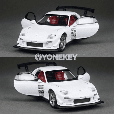 Mazda RX-7 FD3S model awtoulag, 1:32, sesli-çyraly, açylýan gapylar