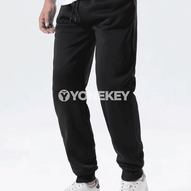 Erkekler üçin ýyly fleece sport jalbarlary, gündelik rahat görnüş
