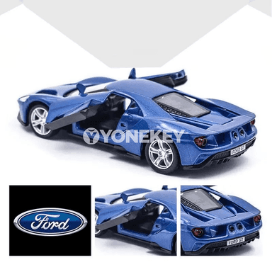 Ford GT 1:36 metal model awtoulag, çekip ýöreýän oýunjak