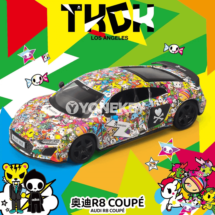 TOKIDOKI 1:36 metal awtoulag modeli, kolleksiýa üçin