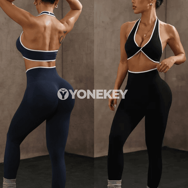 Zenanlar üçin tikinsiz yoga kostýumy – ýokary belli, ýeňil we çalt gurayjy