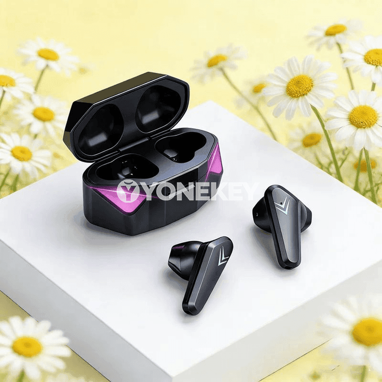 CHUBAN TWS simsiz Bluetooth oýun nauşnigi, mikrofonly