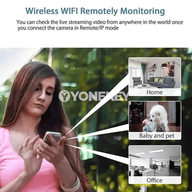 Lenovo 1080P HD mini WiFi howpsuzlyk kamerası, iki taraplaýyn sesli