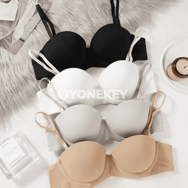 Zenanlar üçin simsiz push-up bra, rahat we görünmeýän görnüş