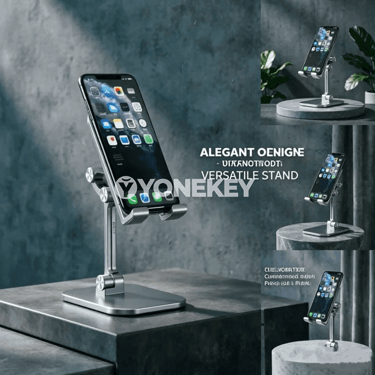 Bukulýan stol üstü telefon we planşet saklaýjy