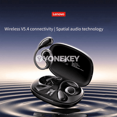 Asyl Lenovo XT53 OWS simsiz gulak ädimli nauşnikler, Bluetooth 5.4