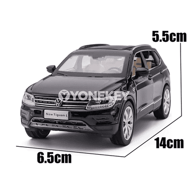 1:32 Volkswagen Tiguan L model awtoulag, sesli-çyraly, metal