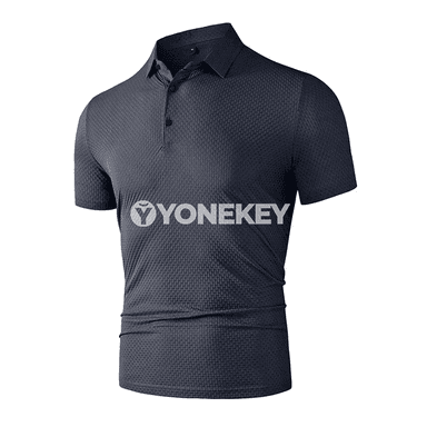 Erkekler üçin ýeňil, dem alýan uzynlygy polo köýnek, tomuslyk täze model