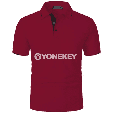 Erkekler üçin ýazlyk ýeňil polo futbolka, gysga ýeňli, gündelik stil