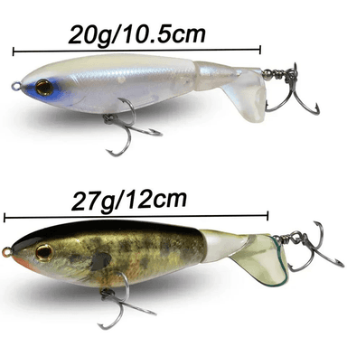 2 sany propeller balyk çeňňegi, 20/27 g, güýçli çeňňekli