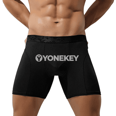 Erkekler üçin dem alýan, ýeňil 4 reňkli boxer içki eşigi