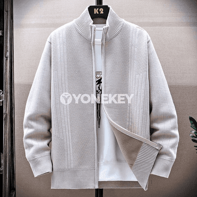 Gyş üçin ýyly erkek cardigan switeri, gündelik stil