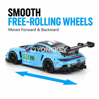Porsche 911 GT3 R Manthey 1st Phorm 1:64 kolleksiýa maşyn modeli
