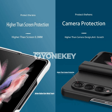 Samsung Galaxy Z Fold 3/4/5/6 üçin inçe, berk, bukulýan gorag örtük