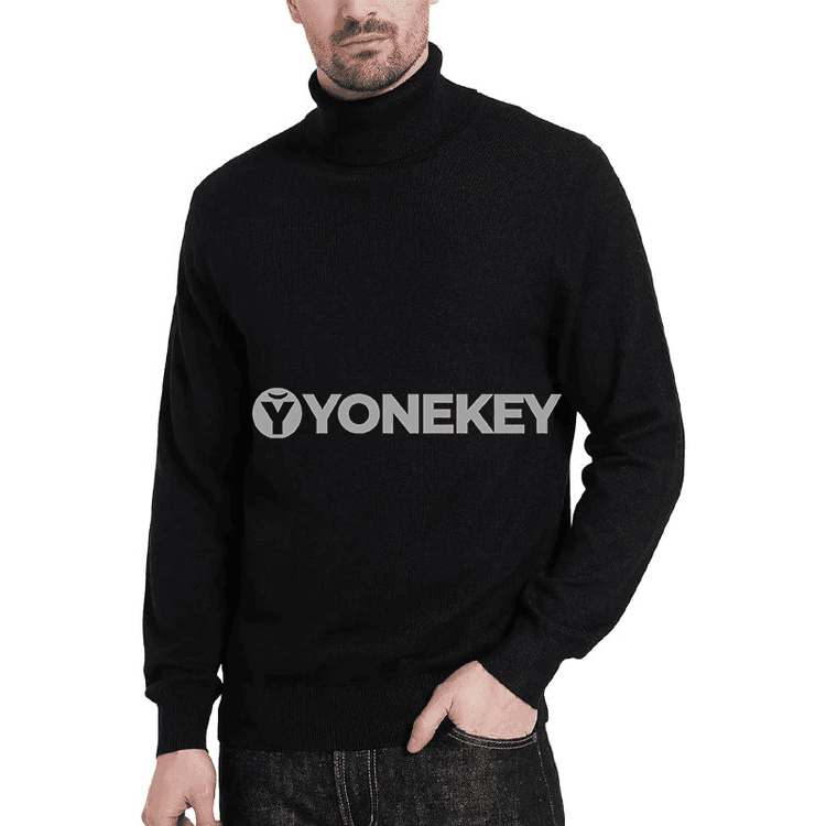 Erkekler üçin ýyly triko turtlnek switer