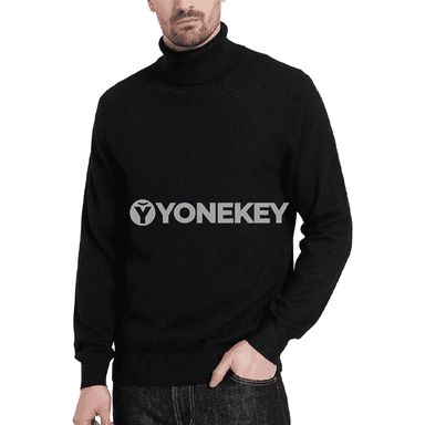Erkekler üçin ýyly triko turtlnek switer