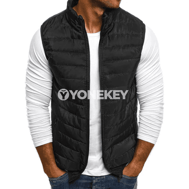 Erkekler üçin ýyly ýeňsiz ýelek, goýy gyş penjek, 5XL çenli