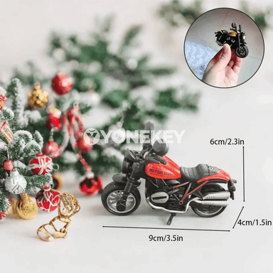 Mini motosikl modeli, çagalar üçin metal kolleksiýa oýnajygy, sowgat
