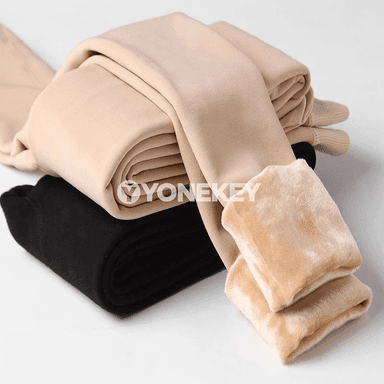 Zenanlar üçin ýyly termal balak, ýokary bel, fleece astarly