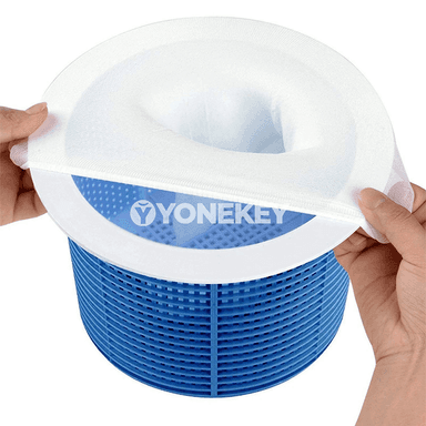 Basseýn süzgüçleri üçin nylon torly skimmer joraplary, 5/10/15 sany