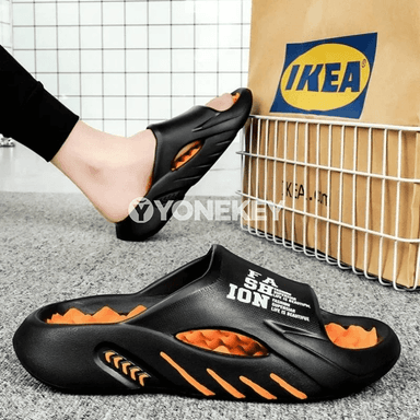 Erkekler üçin ýeňil EVA massažly şypbyk-sandallar