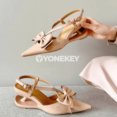 Aýal-gyzlar üçin ýokary ökjeli, ýiti burnukly moda sandallar