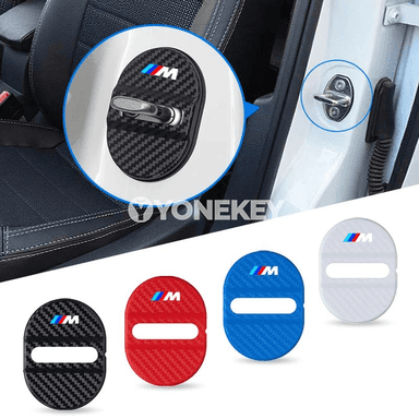 BMW üçin gapy gulpuny goraýjy ABS stiker gapak — 4 bölek