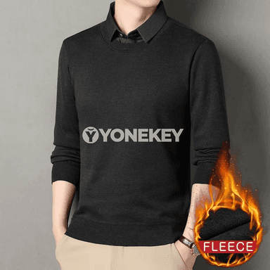Erkekler üçin gyş polo köýnegi, ýeňil ýyly trikotaž, slim fit